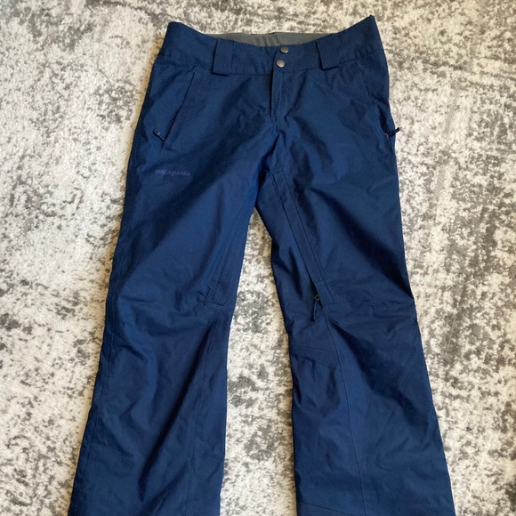 Patagonia Womens Size S Snowbelle Insulated Snow Pants Navy - Picture 1 of 10